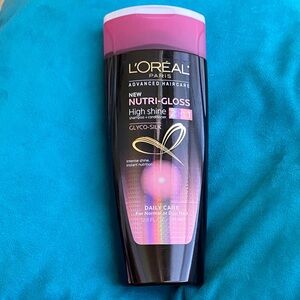 L'Oreal Nutri-Gloss High Shine Shampoo and Conditioner - Pink and Black